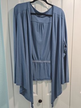 NorthStyle Dusty Blue Open-Front Women's Cardigan